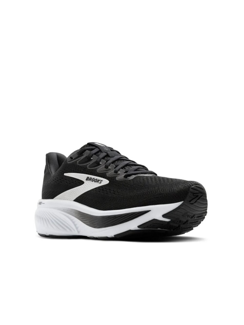 Brooks Ghost 17 Running Shoe - Black / White Women's US7.5 NWT